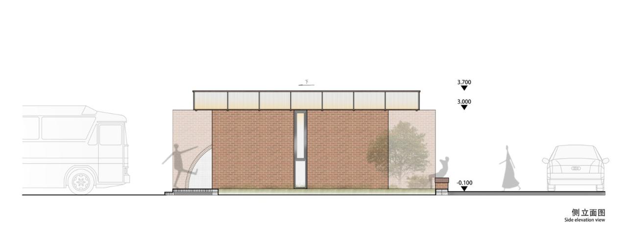 BIM建筑|留坝老街红砖公厕 / 尌林建筑设计事务所