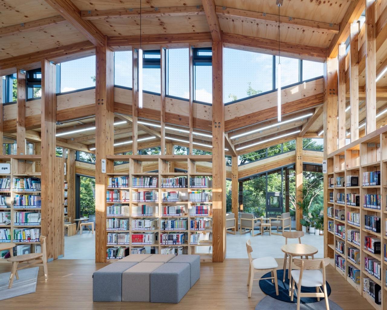 BIM建筑|Odong 公共图书馆 / Unsangdong Architects