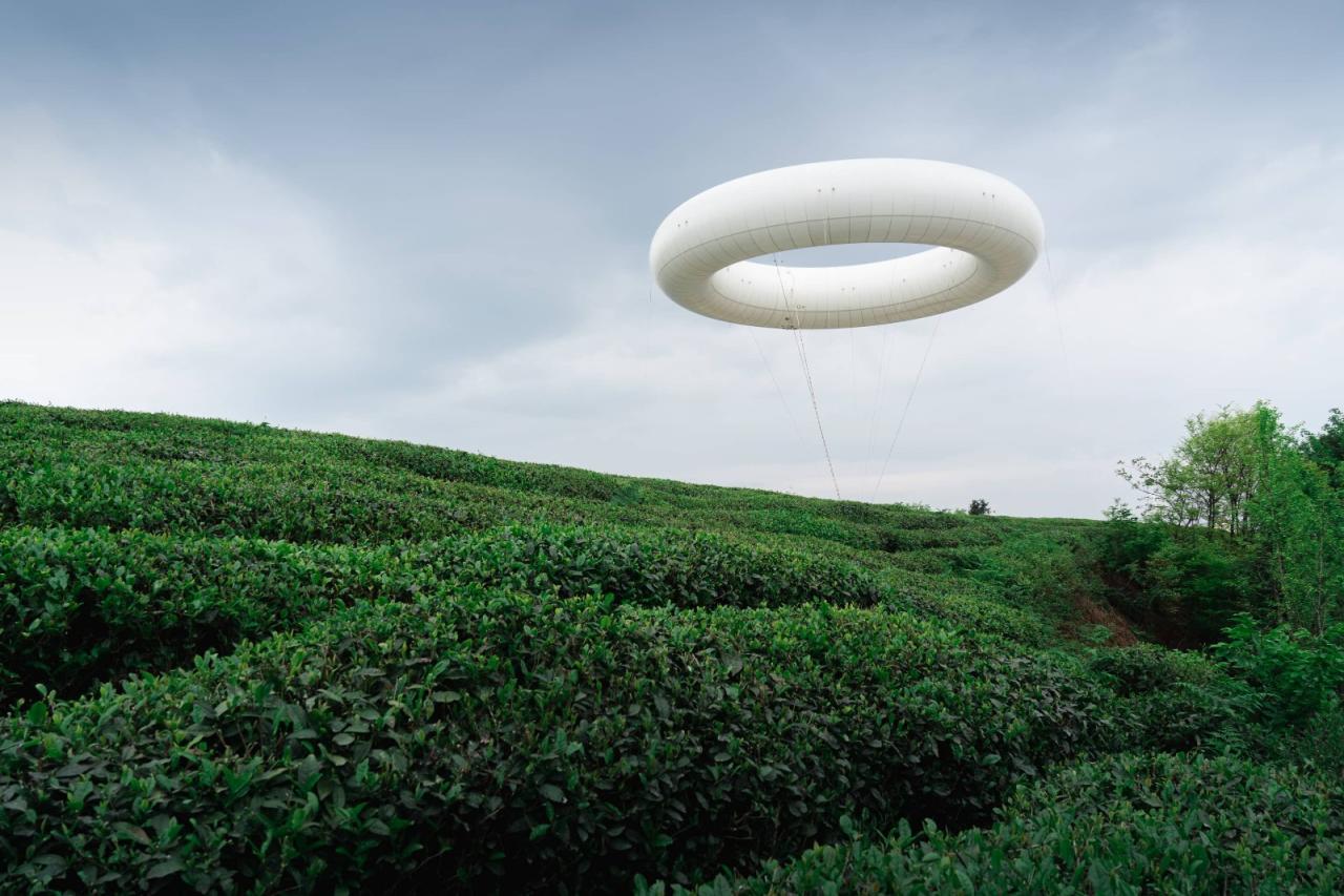 BIM建筑|上天入地：下岩贝穿云编木隧&腾云气象环 / 朱培栋-line+建筑事务所