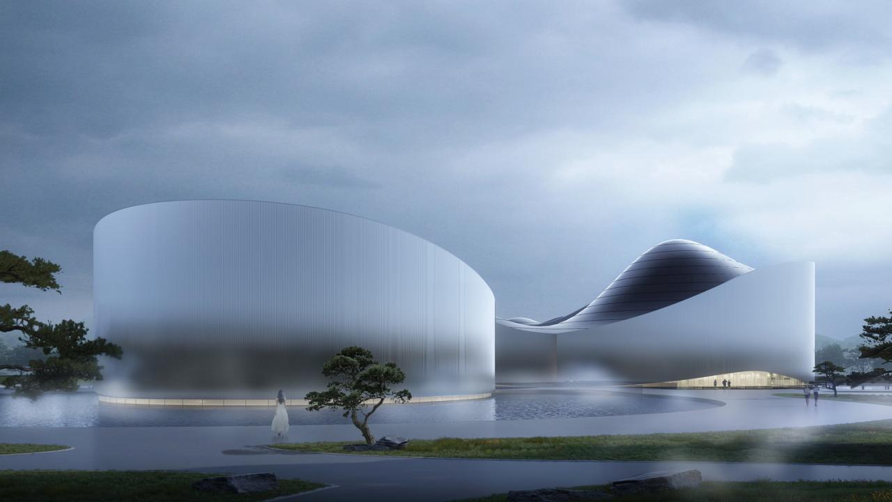 BIM建筑|徽文化艺术交流中心方案设计 / UJ 李思远新作