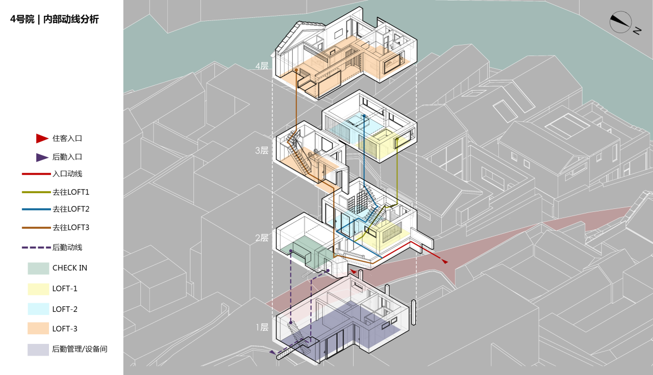 BIM建筑|以景为据：济南东泉村民宿集群设计 / GW空间设计
