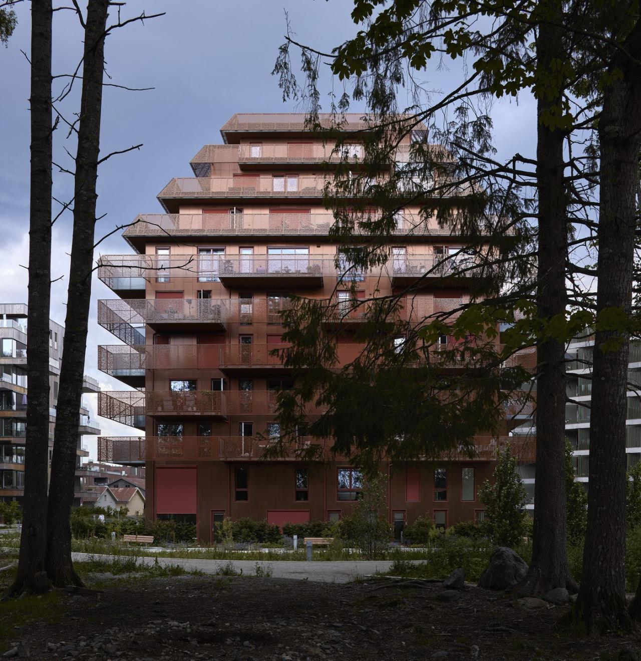 BIM建筑|挪威灯笼公寓 / Reiulf Ramstad Arkitekter