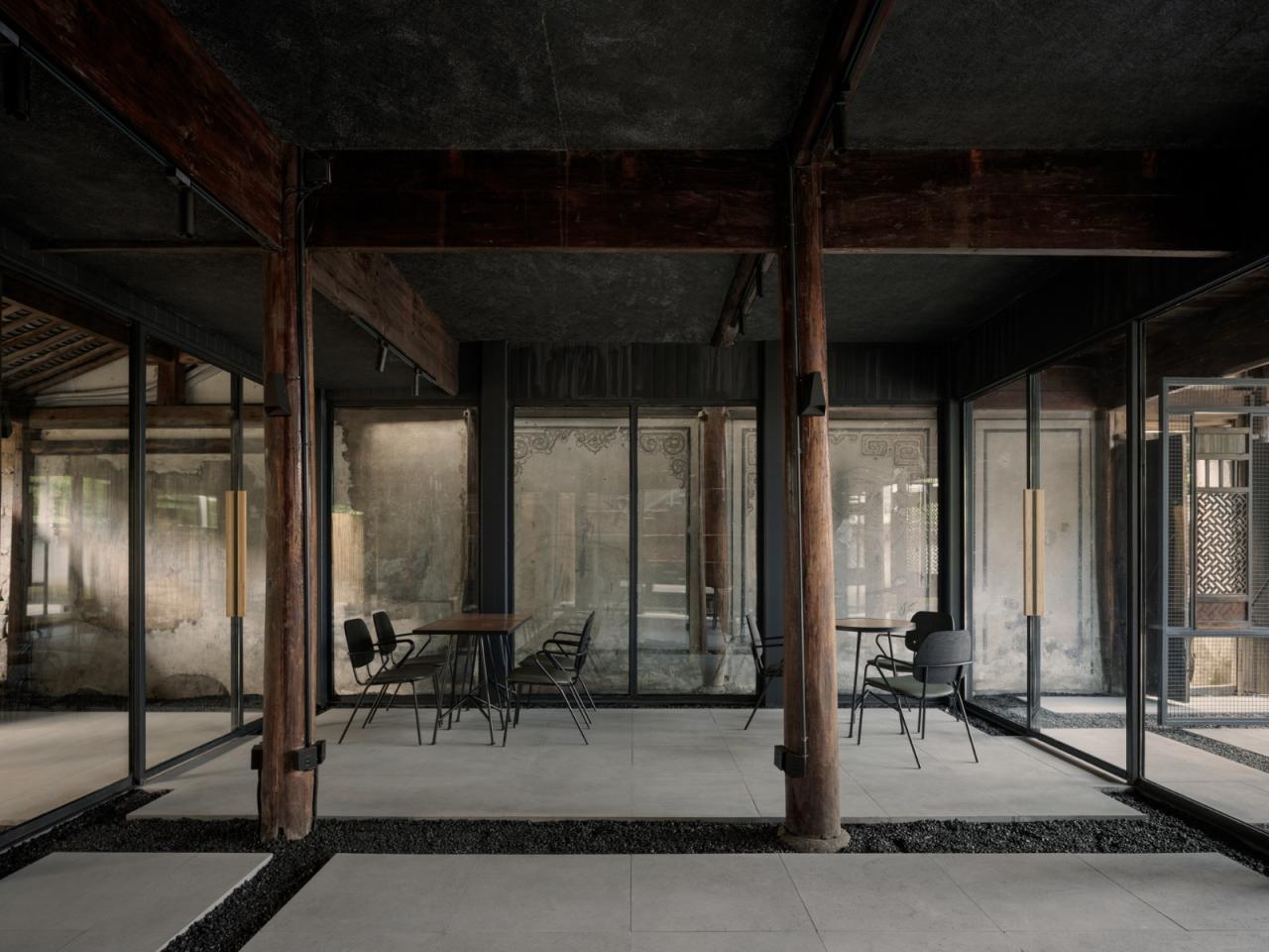 BIM建筑|山庾茶肆，修旧增新 / 奥室建筑