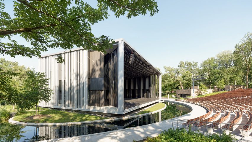 BIM建筑|勒梅重新设计蒙特利尔露天剧院