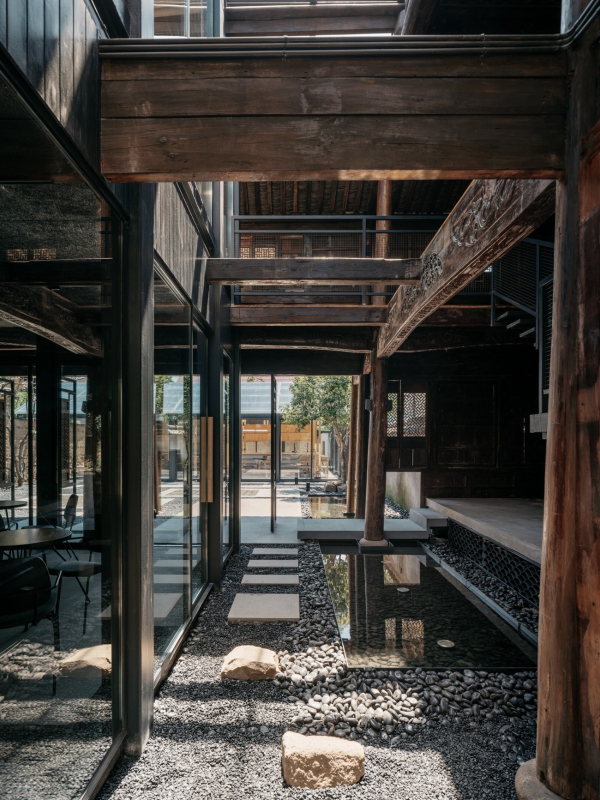 BIM建筑|山庾茶肆，修旧增新 / 奥室建筑