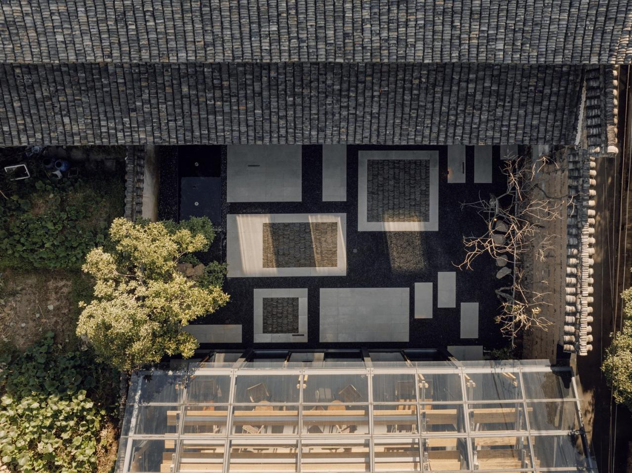 BIM建筑|山庾茶肆，修旧增新 / 奥室建筑