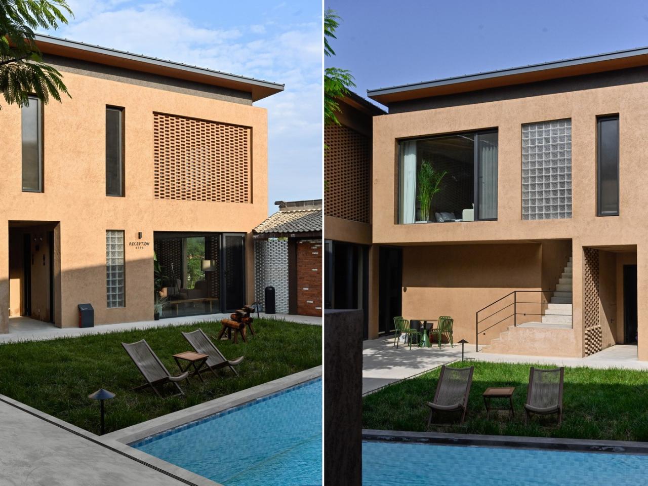 BIM建筑|伴山而居：后院•溜石港民宿 / GW空间设计