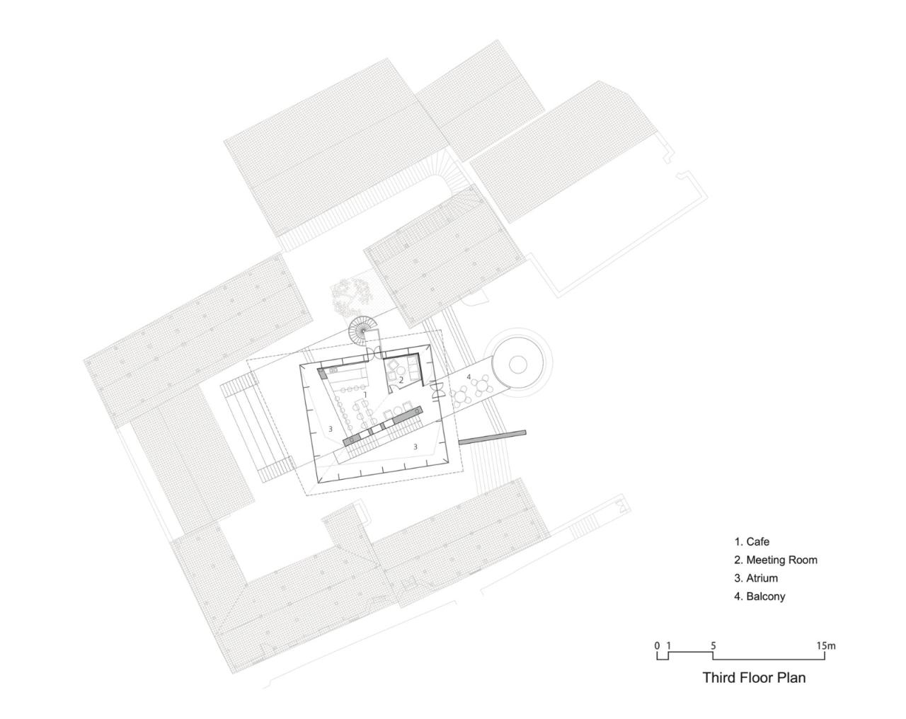 BIM建筑|烟筒插建院 / 刘克成设计工作室 + 众建筑