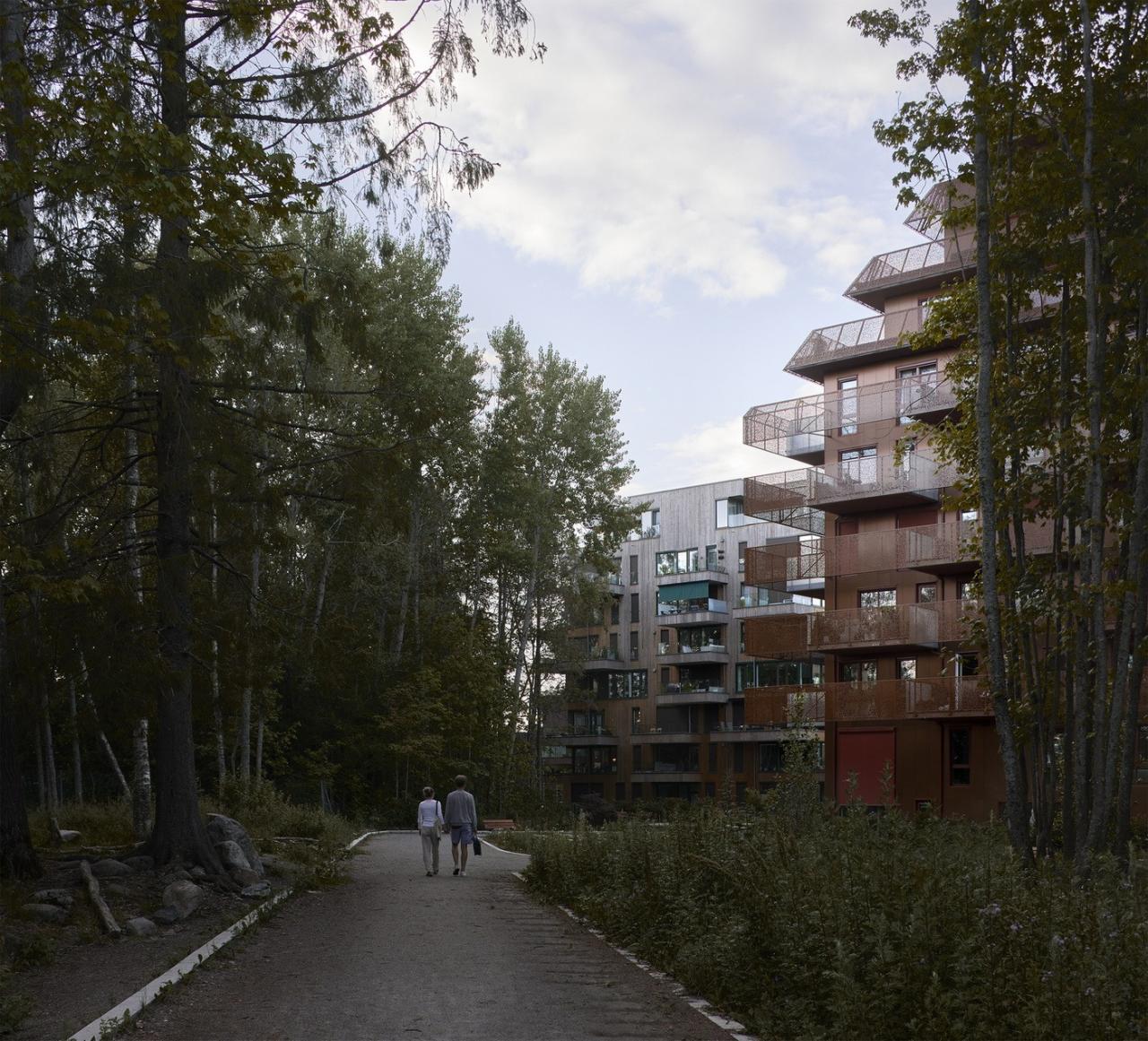 BIM建筑|挪威灯笼公寓 / Reiulf Ramstad Arkitekter