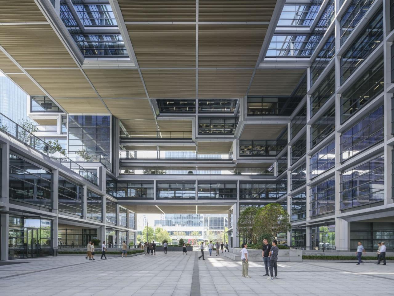 BIM建筑|阿里巴巴上海园区 / Foster + Partners