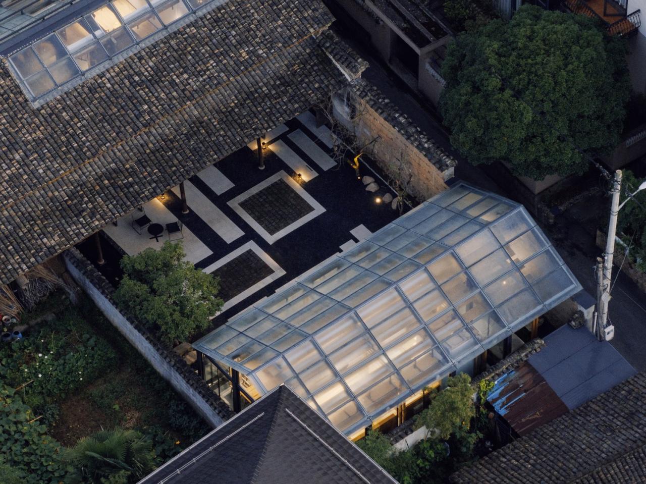 BIM建筑|山庾茶肆，修旧增新 / 奥室建筑