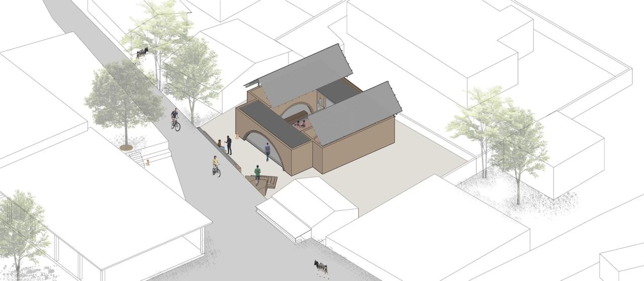 BIM建筑|乡村图书馆 / pk_iNCEPTiON