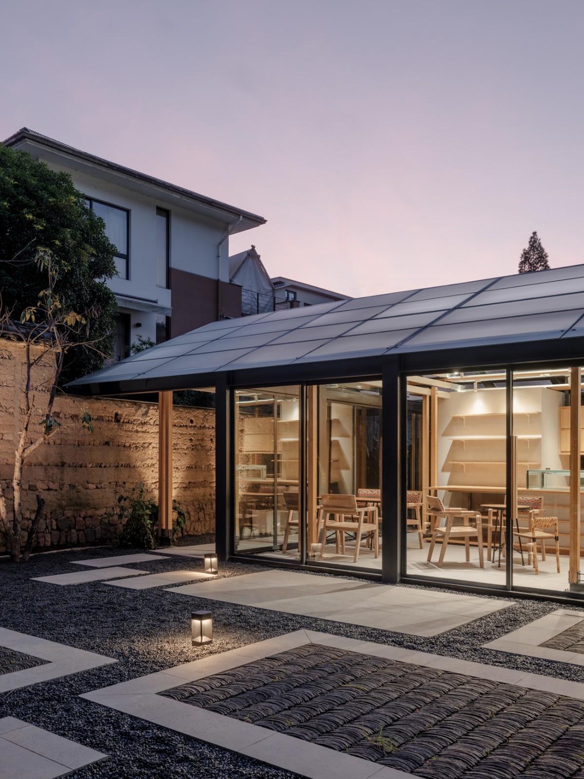 BIM建筑|山庾茶肆，修旧增新 / 奥室建筑