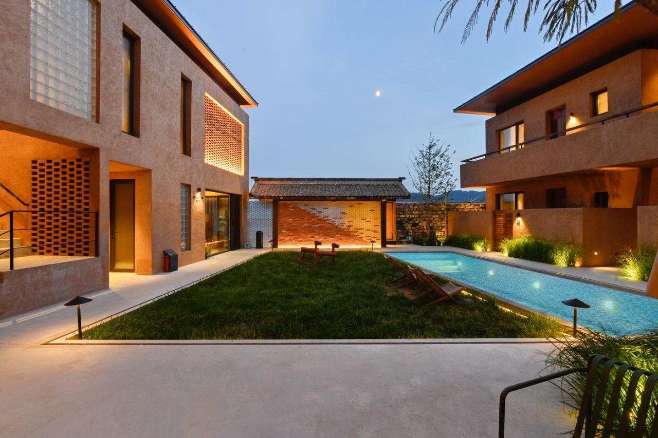 BIM建筑|伴山而居：后院•溜石港民宿 / GW空间设计