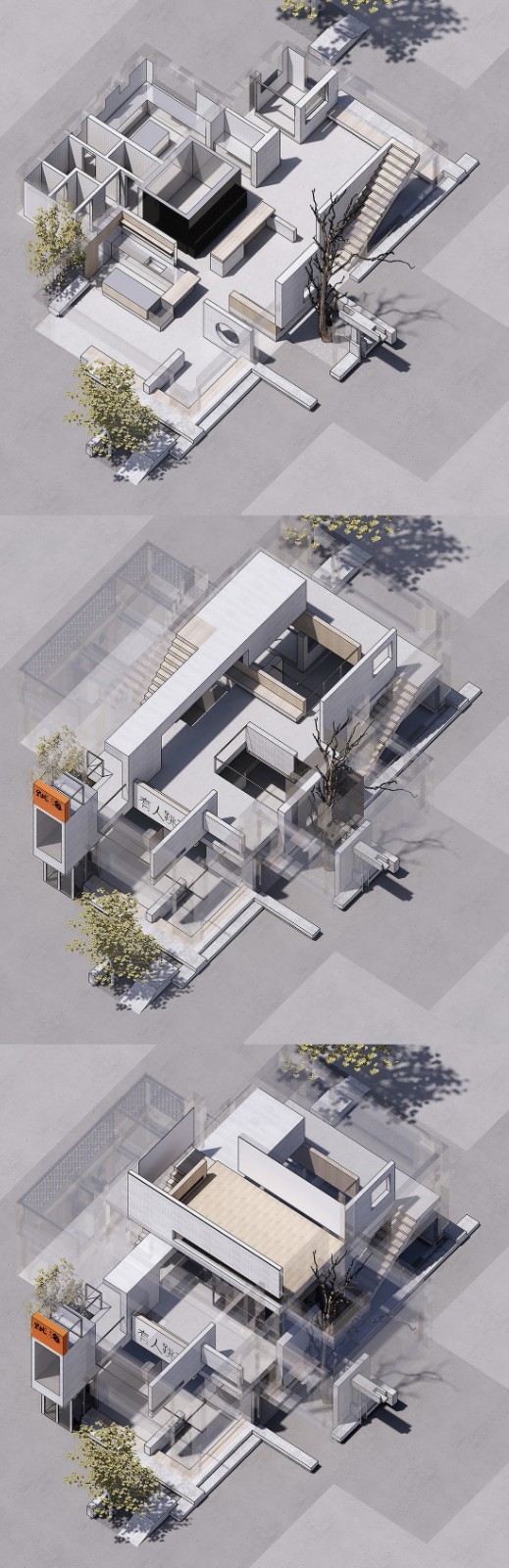 BIM建筑|跳海hood-阿那亚雀跃镇 / 不山建筑