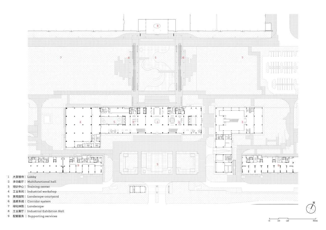 BIM建筑|西奥电梯产业园：先进智造与永续生活兼容的“未来工厂”/goa大象设计