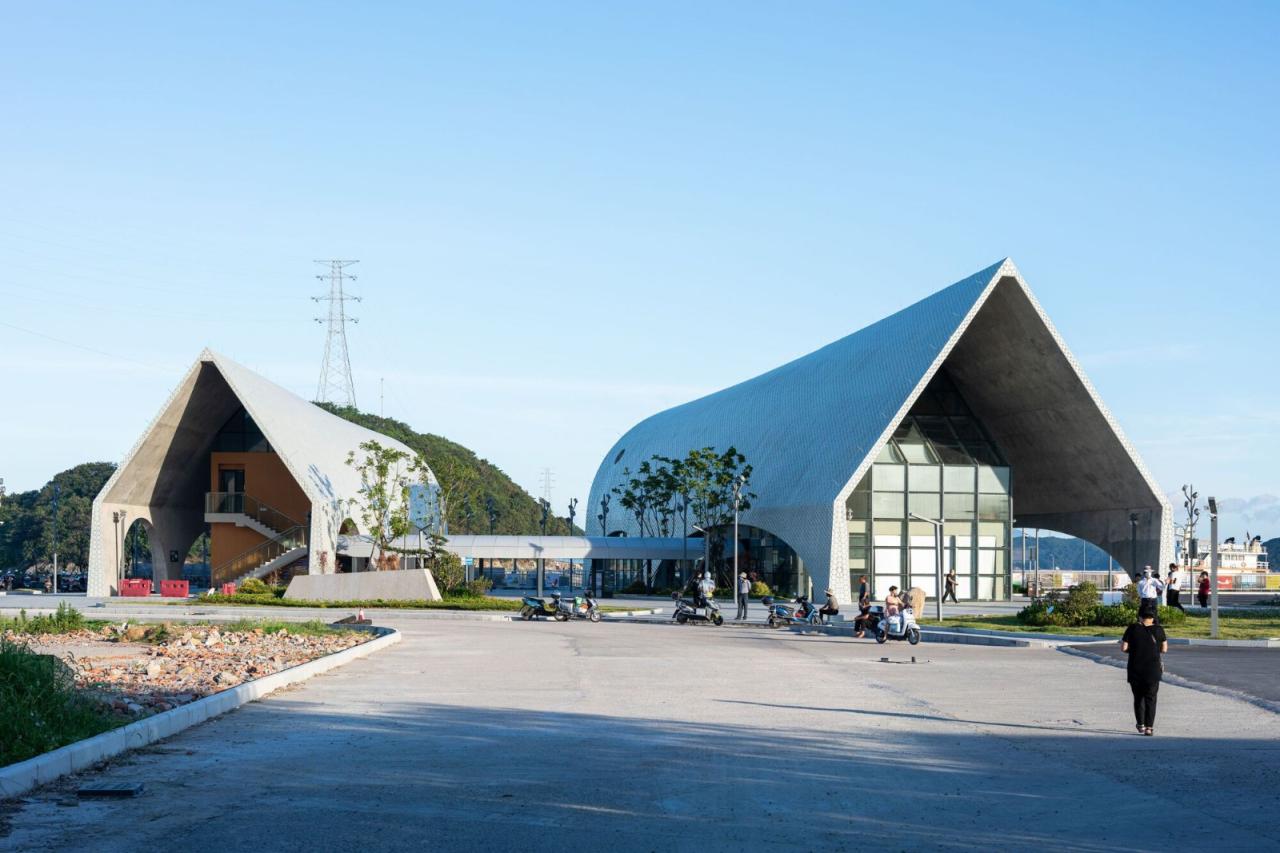 BIM建筑|虾峙客运站 / 致正建筑工作室