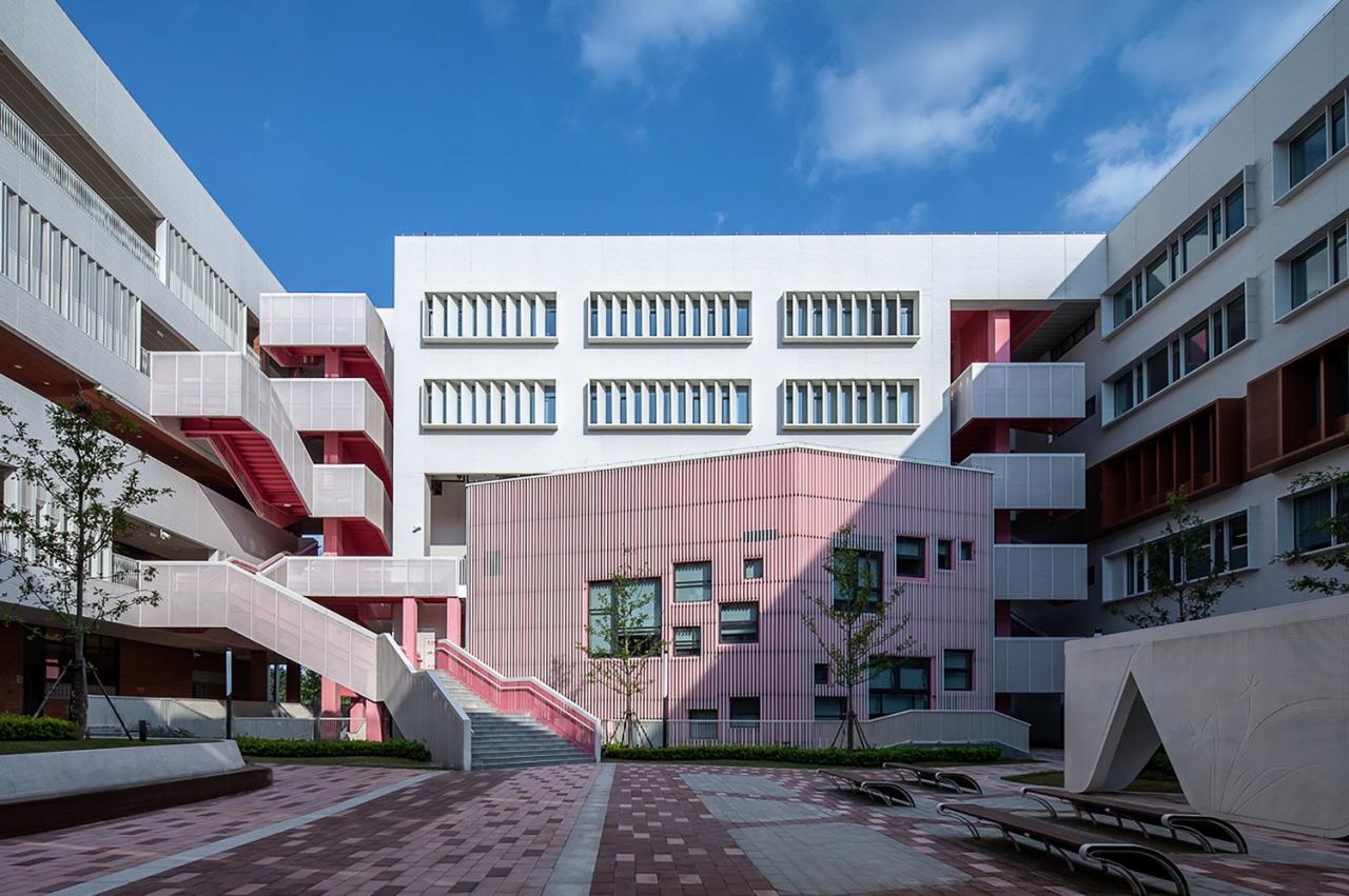 BIM建筑|乐活学园：上海青浦兰生学校 / 上海华都建筑规划设计有限公司