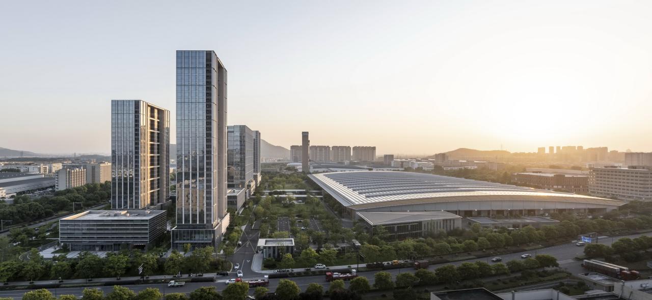 BIM建筑|西奥电梯产业园：先进智造与永续生活兼容的“未来工厂”/goa大象设计