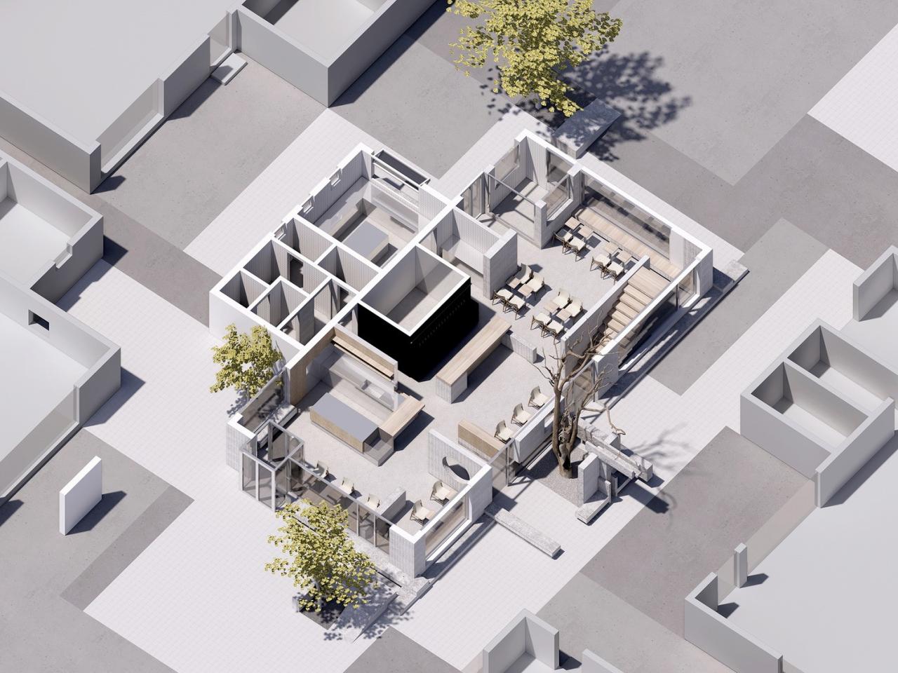 BIM建筑|跳海hood-阿那亚雀跃镇 / 不山建筑