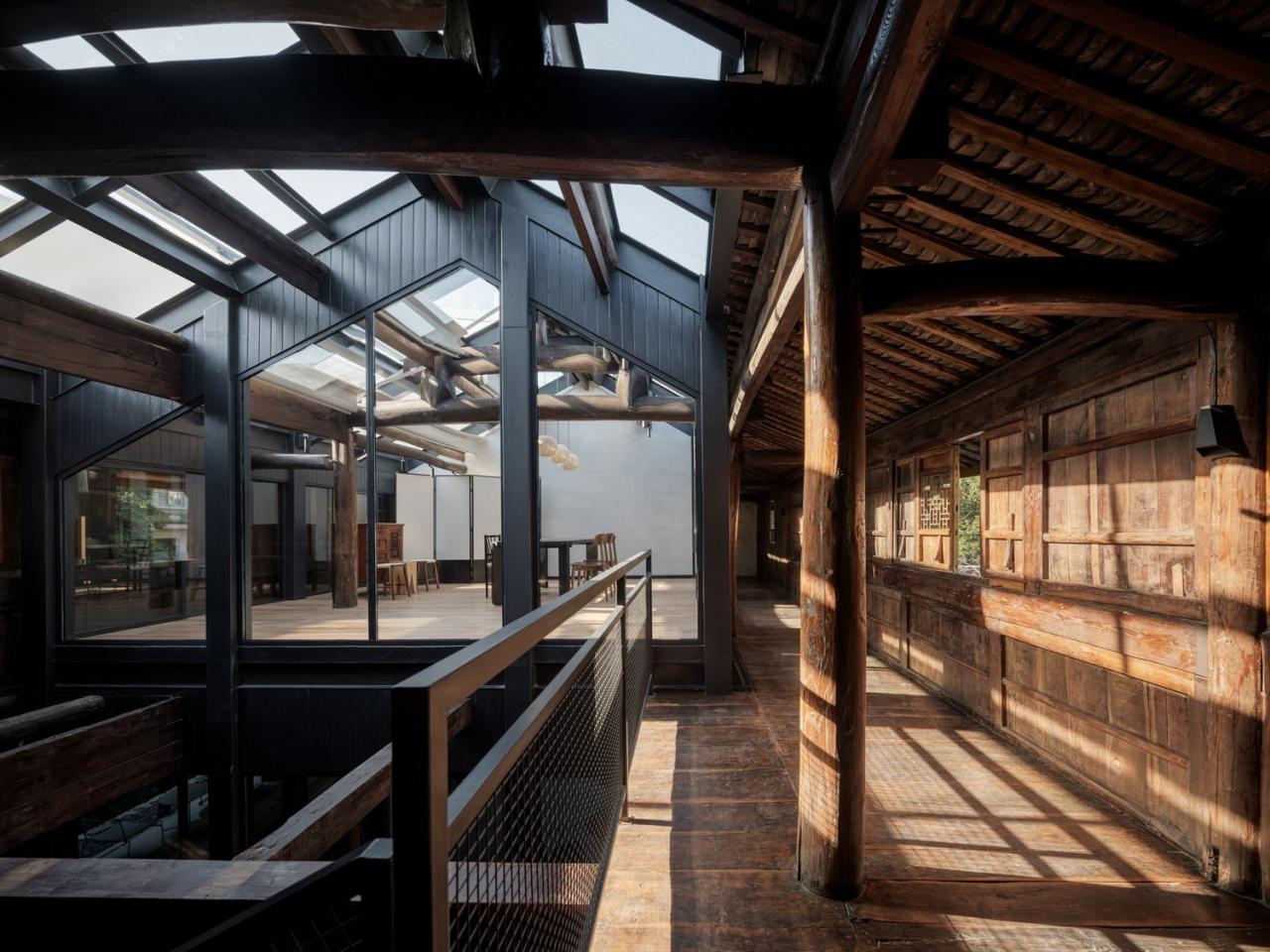 BIM建筑|山庾茶肆，修旧增新 / 奥室建筑