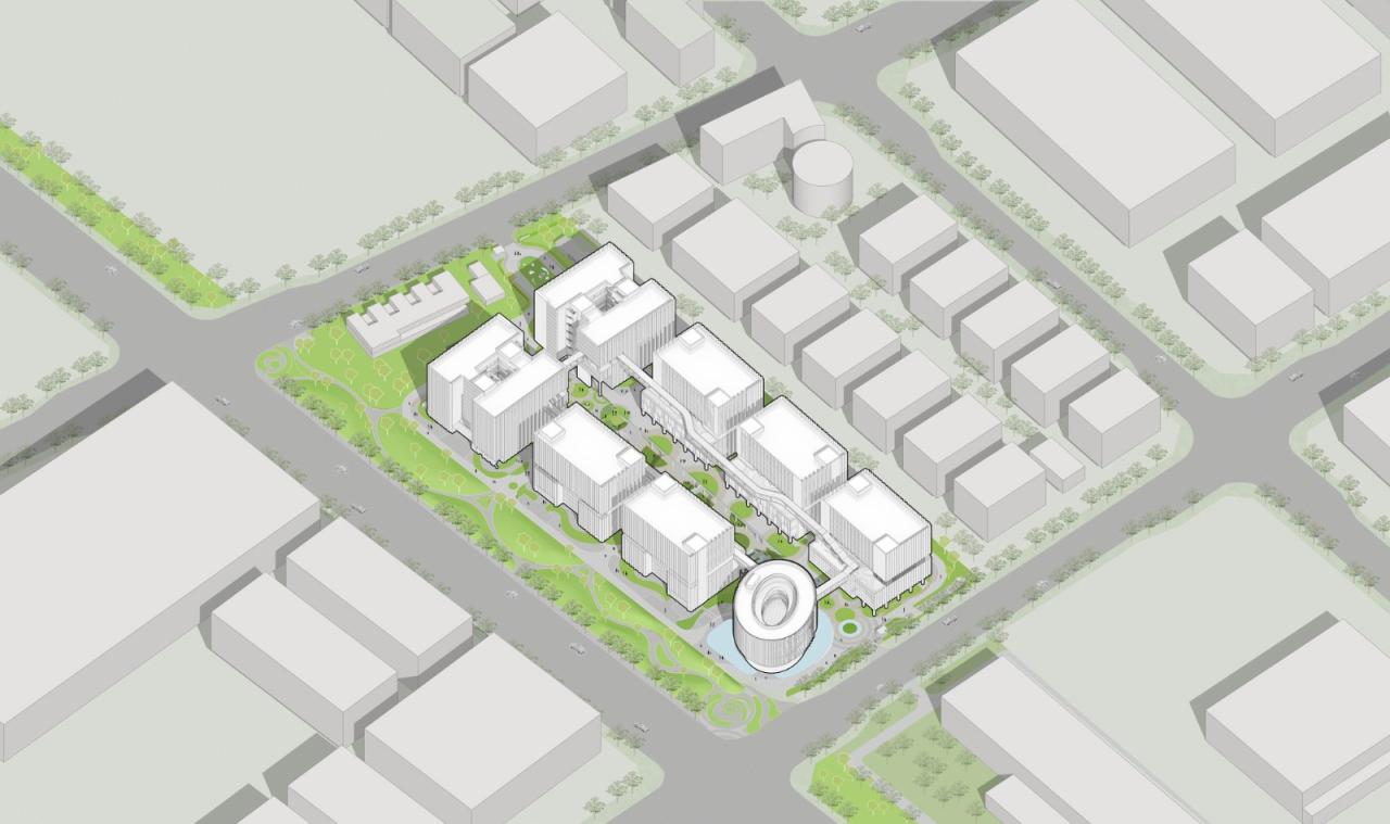 BIM建筑|北京亦庄细胞治疗研发中试基地 / 北京市工业设计研究院