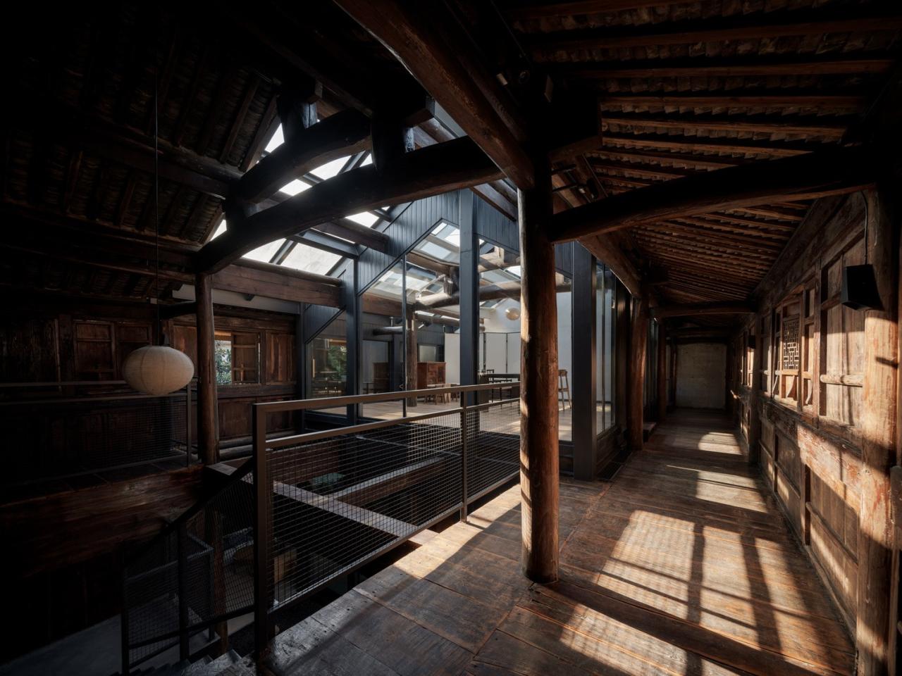 BIM建筑|山庾茶肆，修旧增新 / 奥室建筑