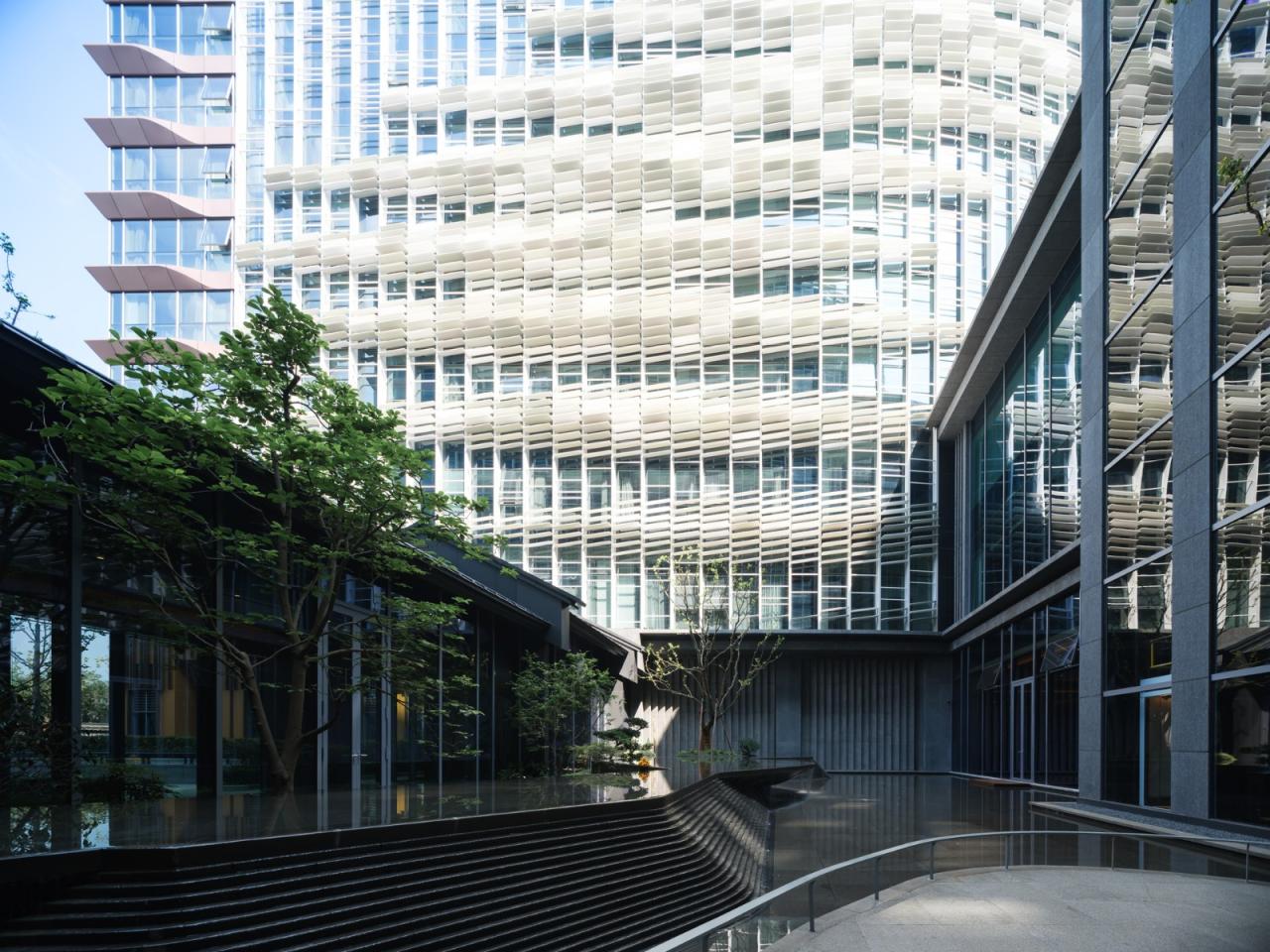 BIM建筑|乌镇堤上酒店外立面设计 / 上海直线建筑设计事务所