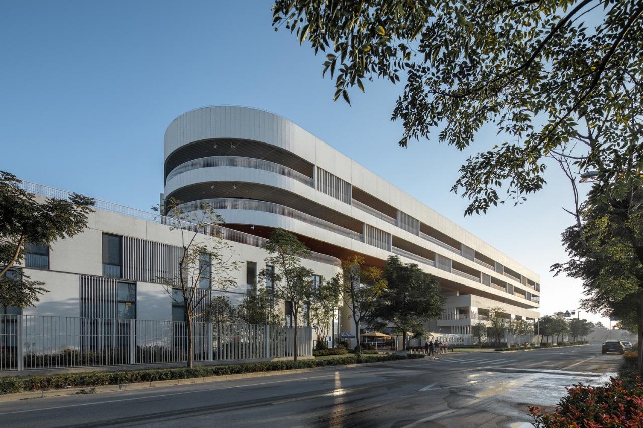 BIM建筑|乐活学园：上海青浦兰生学校 / 上海华都建筑规划设计有限公司