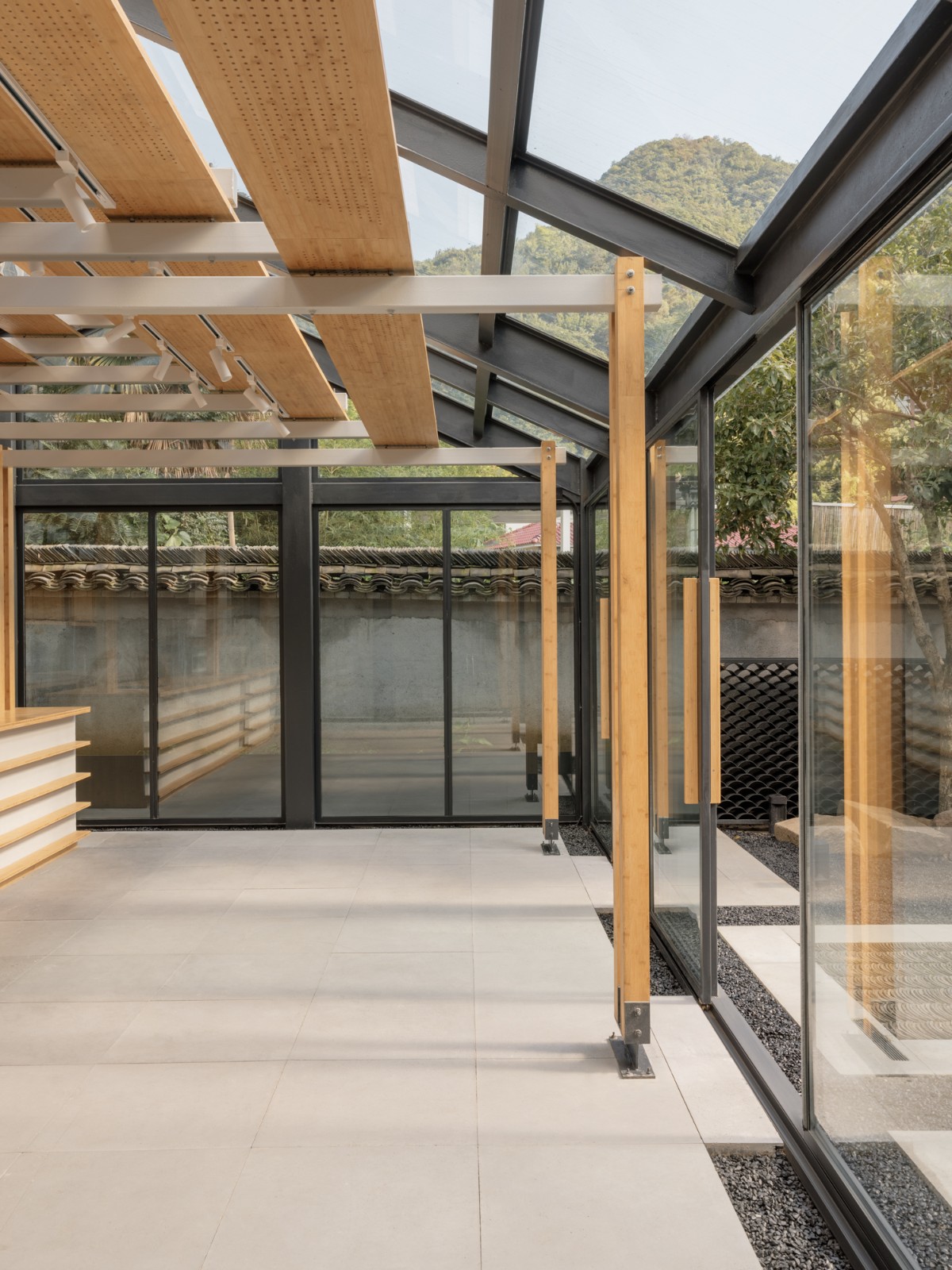 BIM建筑|山庾茶肆，修旧增新 / 奥室建筑