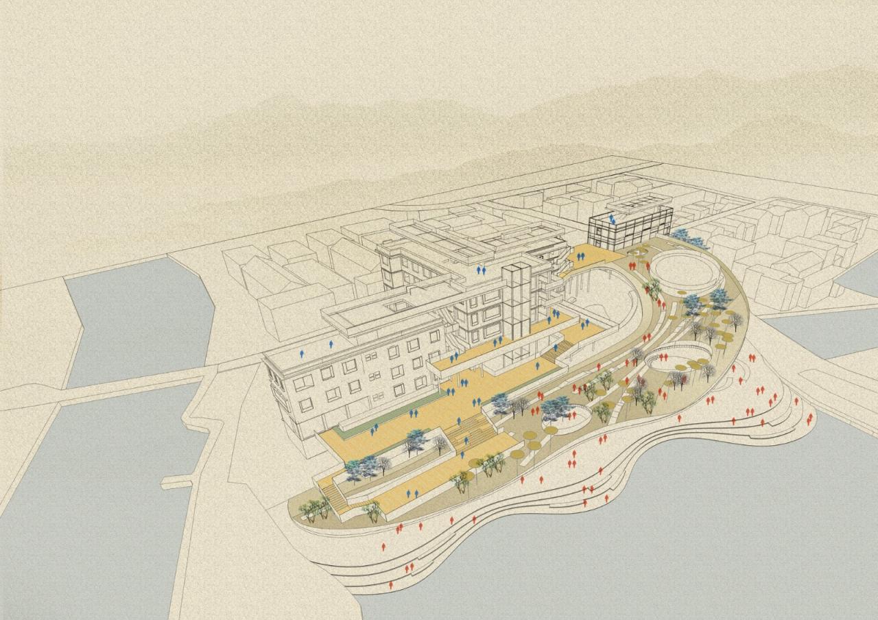 BIM建筑|改造、加建与扩建，江门市乡村振兴培训中心 / 华南理工大学建筑设计研究院