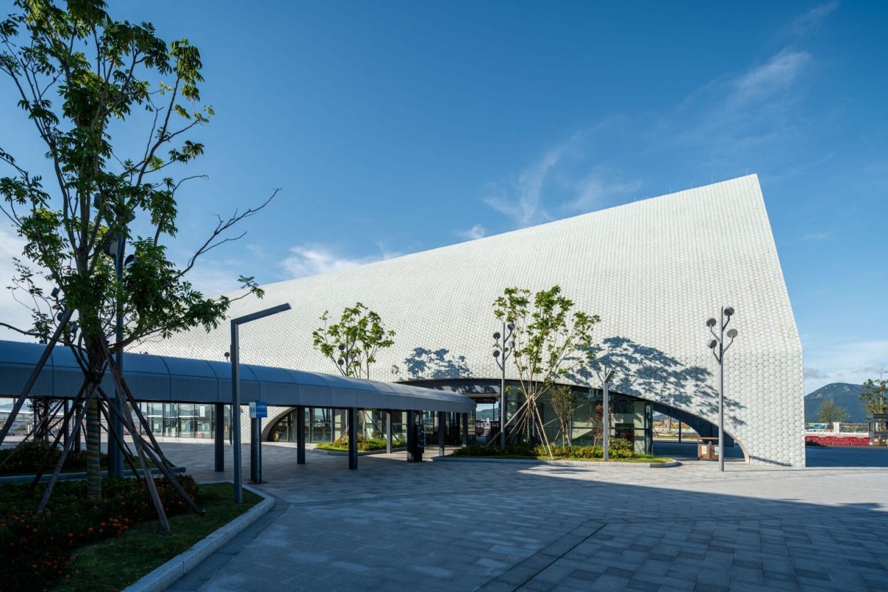 BIM建筑|虾峙客运站 / 致正建筑工作室