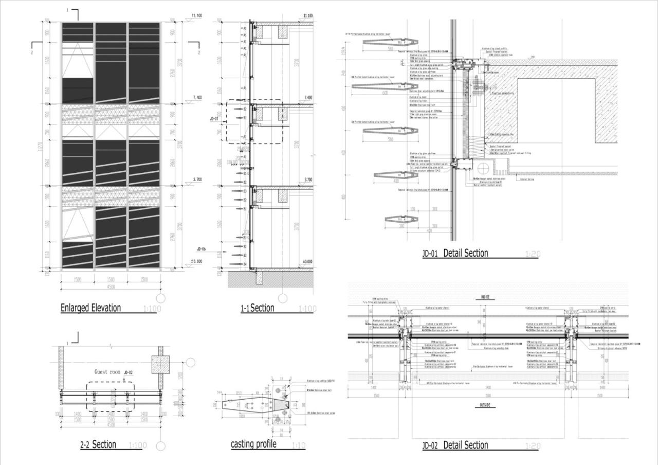 BIM建筑|乌镇堤上酒店外立面设计 / 上海直线建筑设计事务所