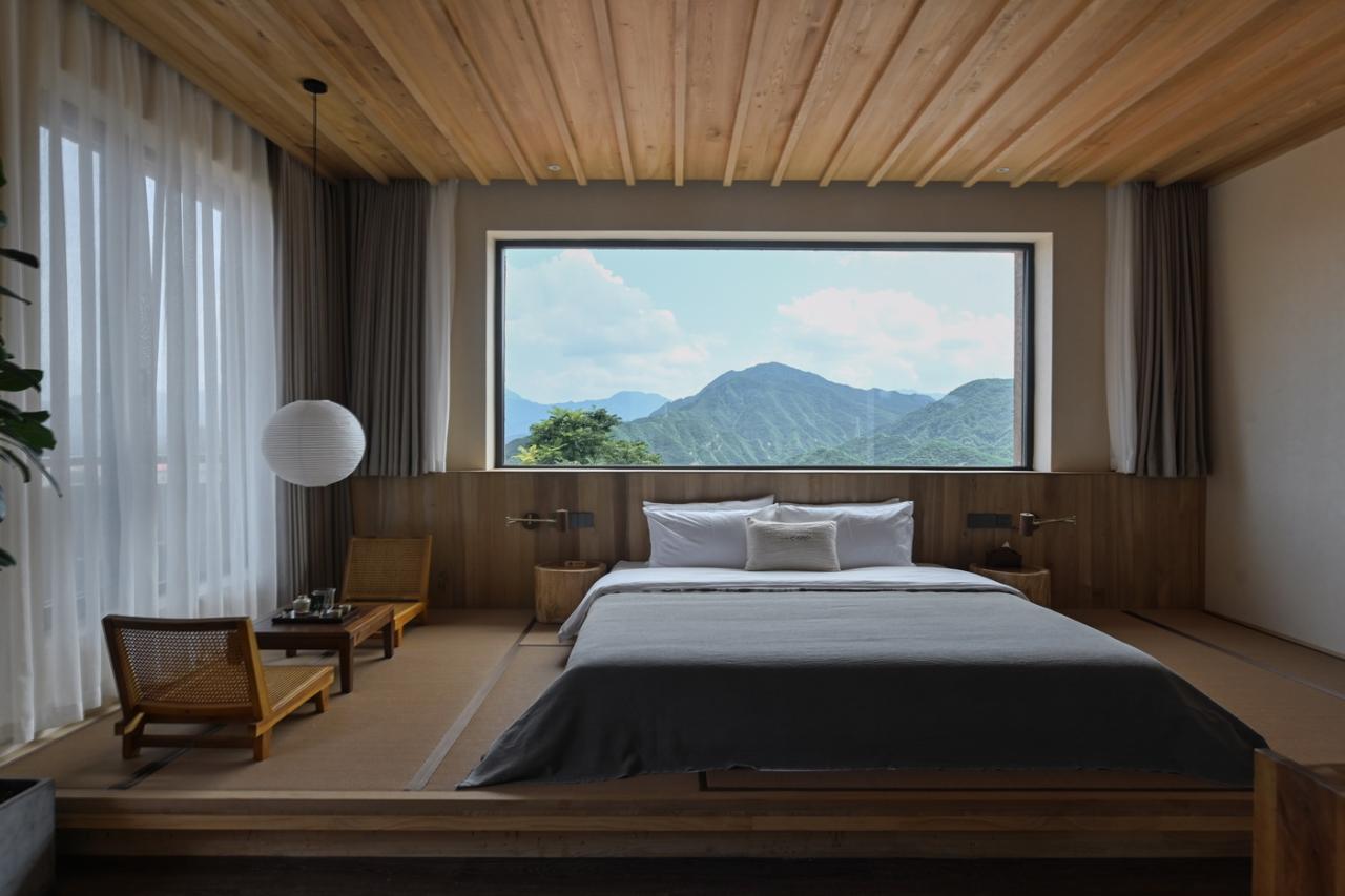 BIM建筑|伴山而居：后院•溜石港民宿 / GW空间设计