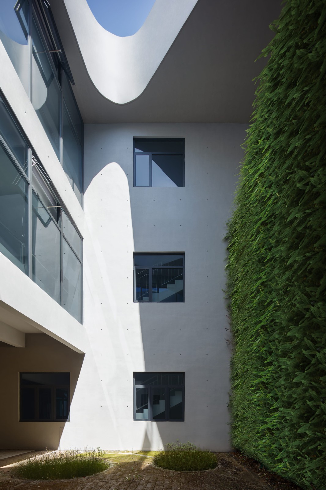 BIM建筑|长沙市南雅中学图书馆 / 中机国际罗劲工作室