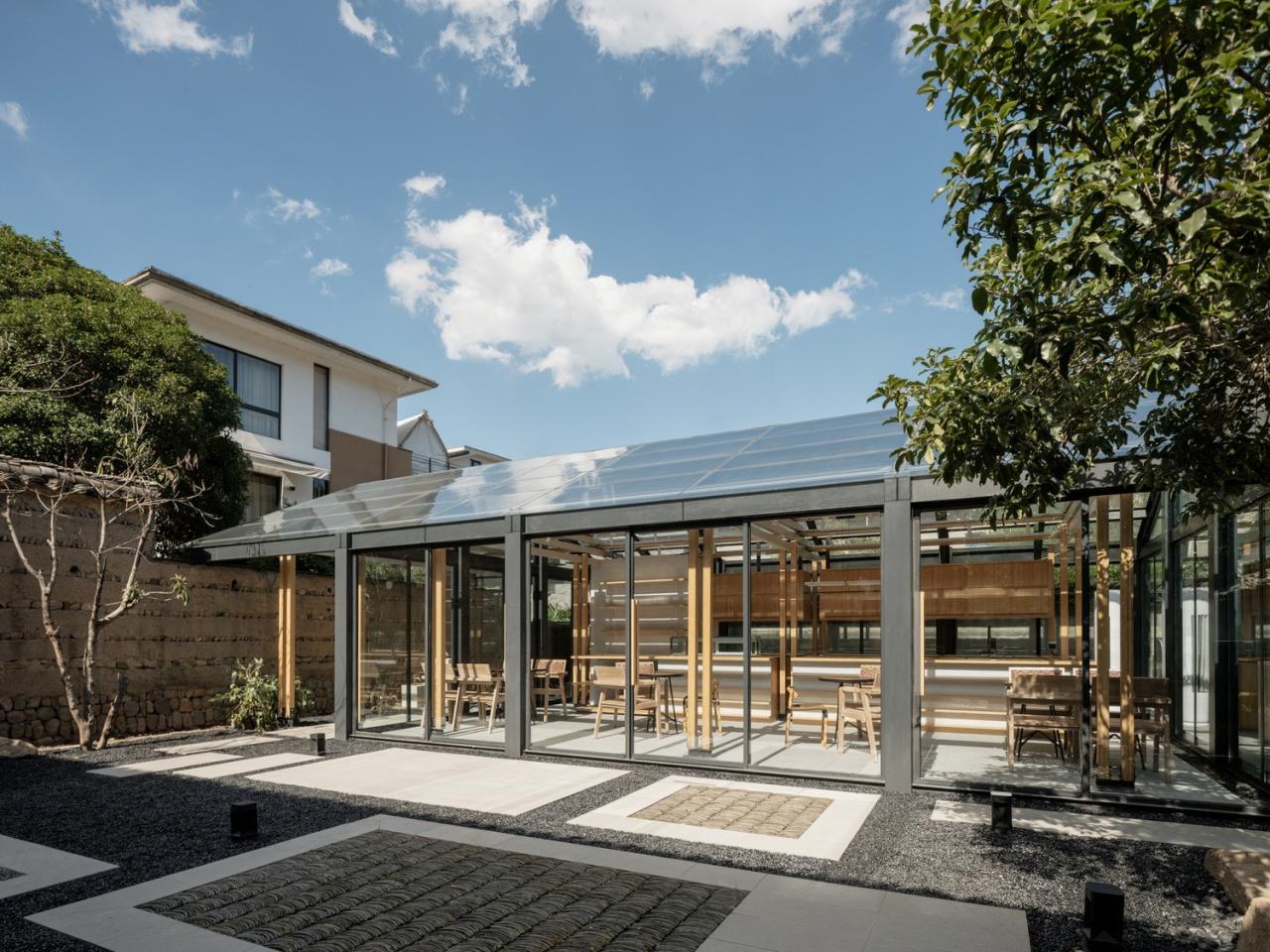 BIM建筑|山庾茶肆，修旧增新 / 奥室建筑