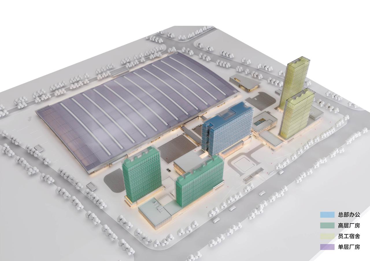 BIM建筑|西奥电梯产业园：先进智造与永续生活兼容的“未来工厂”/goa大象设计
