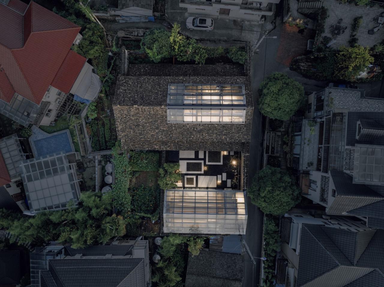 BIM建筑|山庾茶肆，修旧增新 / 奥室建筑