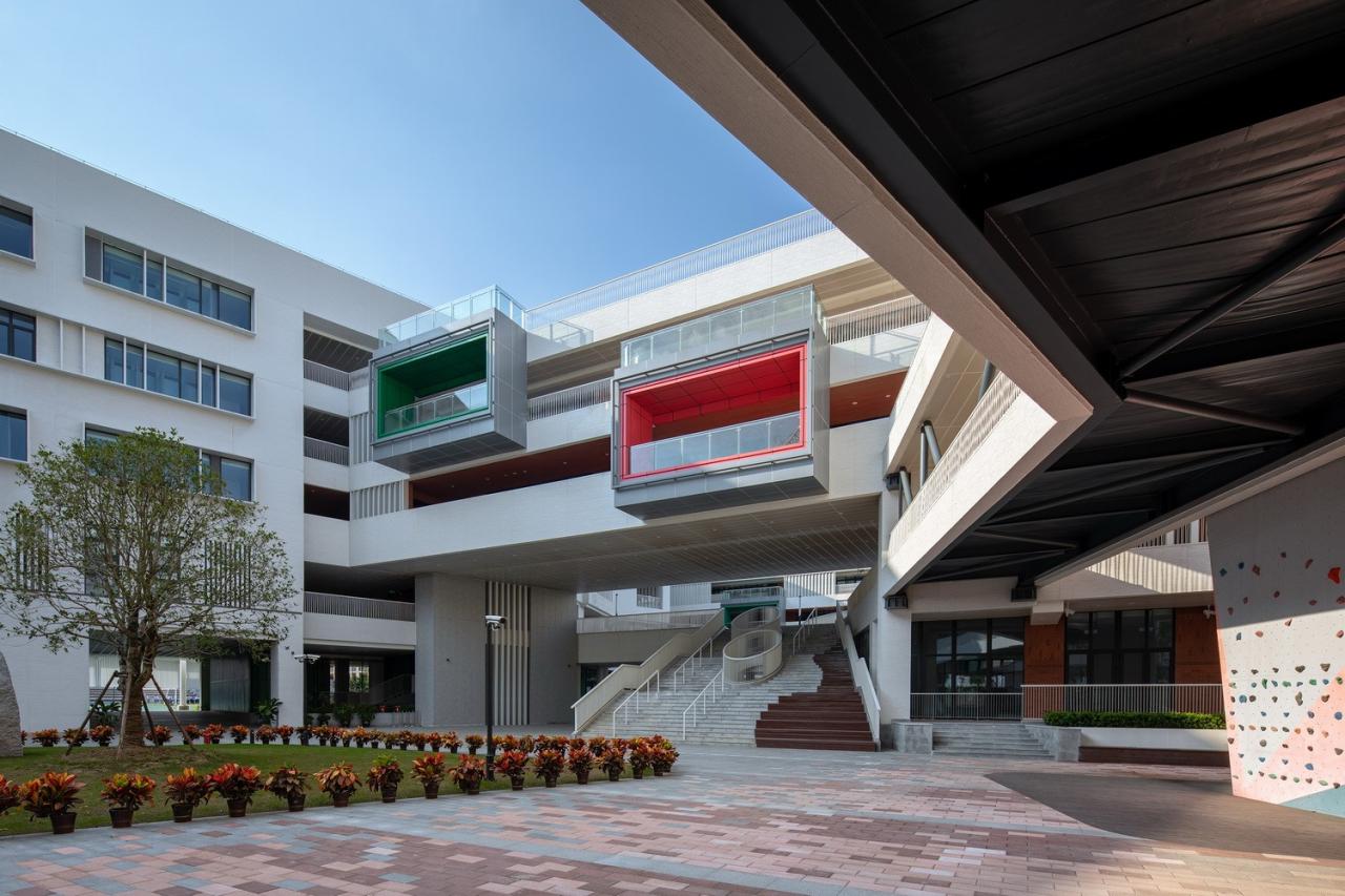 BIM建筑|乐活学园：上海青浦兰生学校 / 上海华都建筑规划设计有限公司