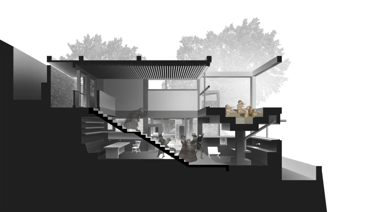 BIM建筑|废土乐园、虚张声势与巨大火锅 / 察社办公室