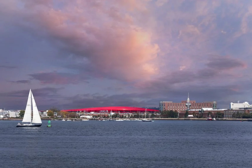 BIM建筑|艾奕康和维达尔设计红色屋顶航站楼