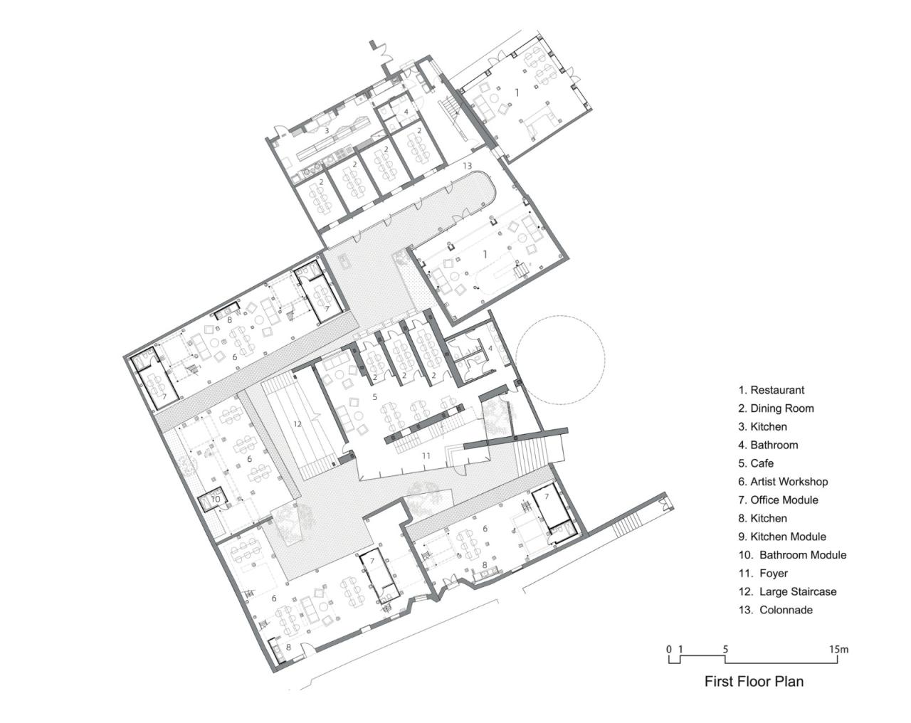 BIM建筑|烟筒插建院 / 刘克成设计工作室 + 众建筑