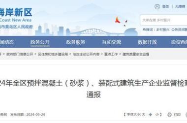 装配式政策|关于2024年全区预拌混凝土（砂浆）、装配式建筑生产企业监督检查情况的通报-BIM建筑网