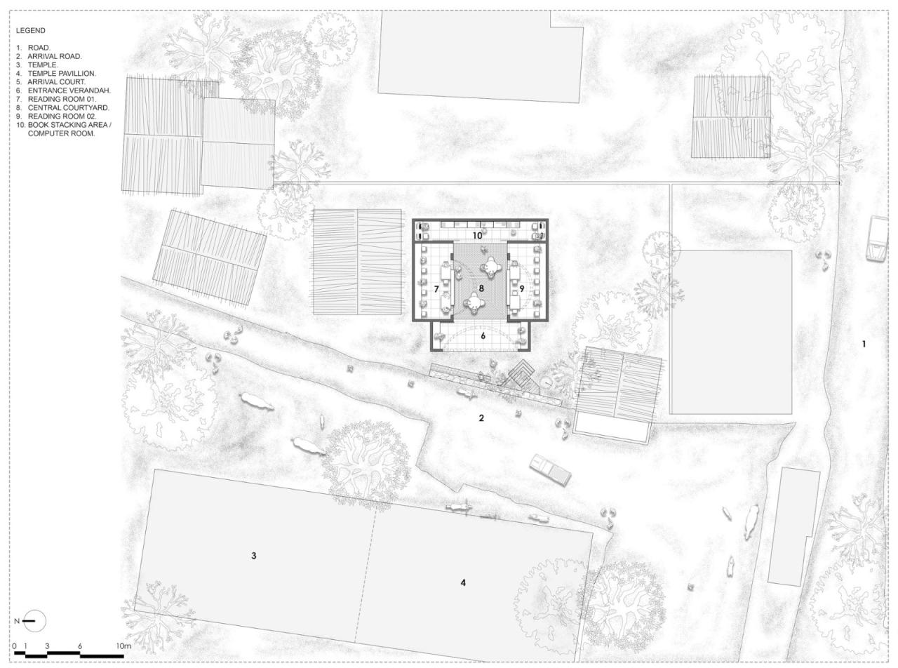 BIM建筑|乡村图书馆 / pk_iNCEPTiON