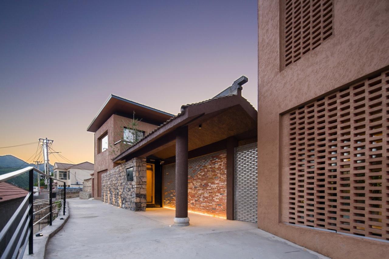 BIM建筑|伴山而居：后院•溜石港民宿 / GW空间设计