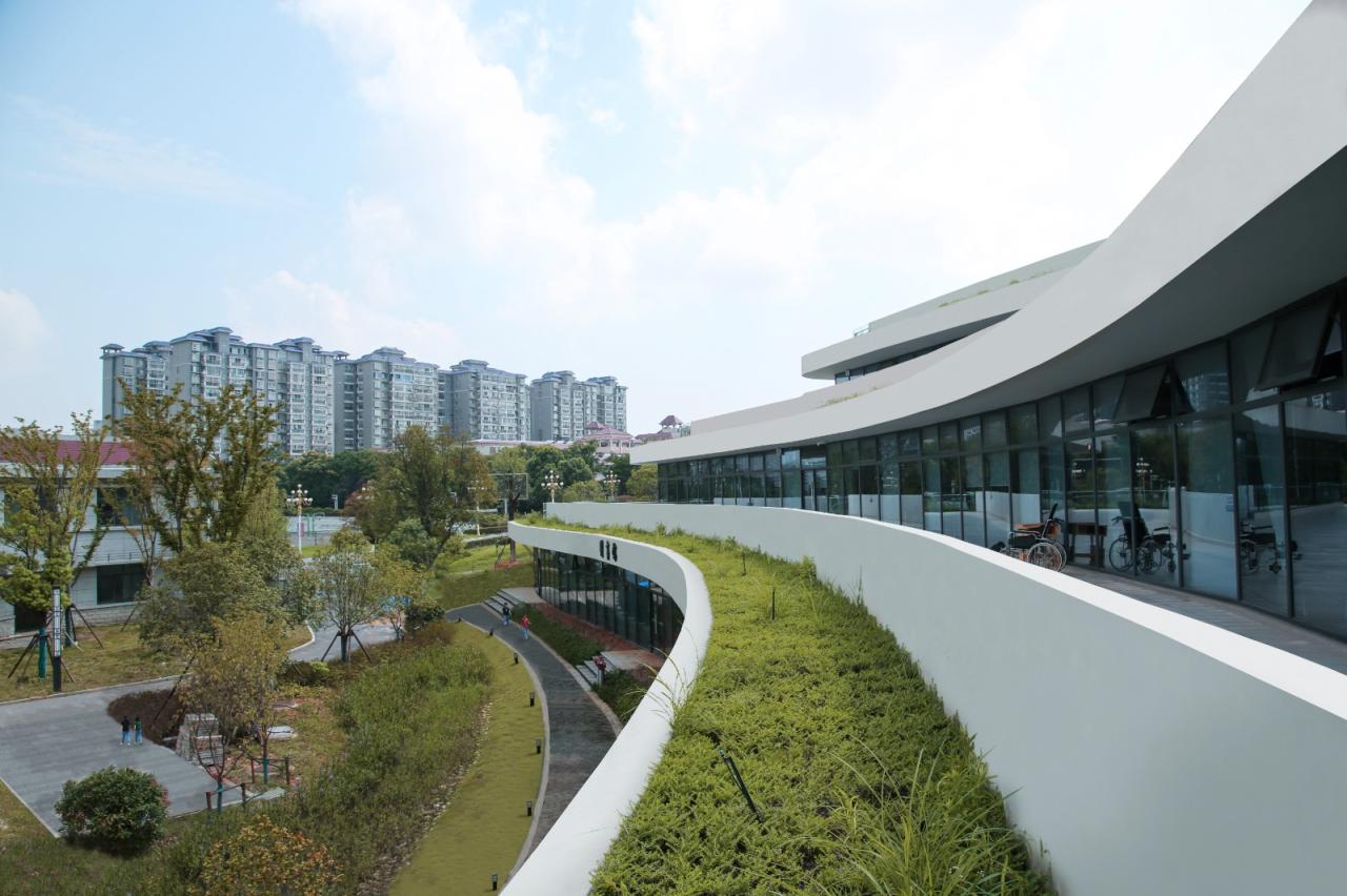 BIM建筑|长沙市南雅中学图书馆 / 中机国际罗劲工作室