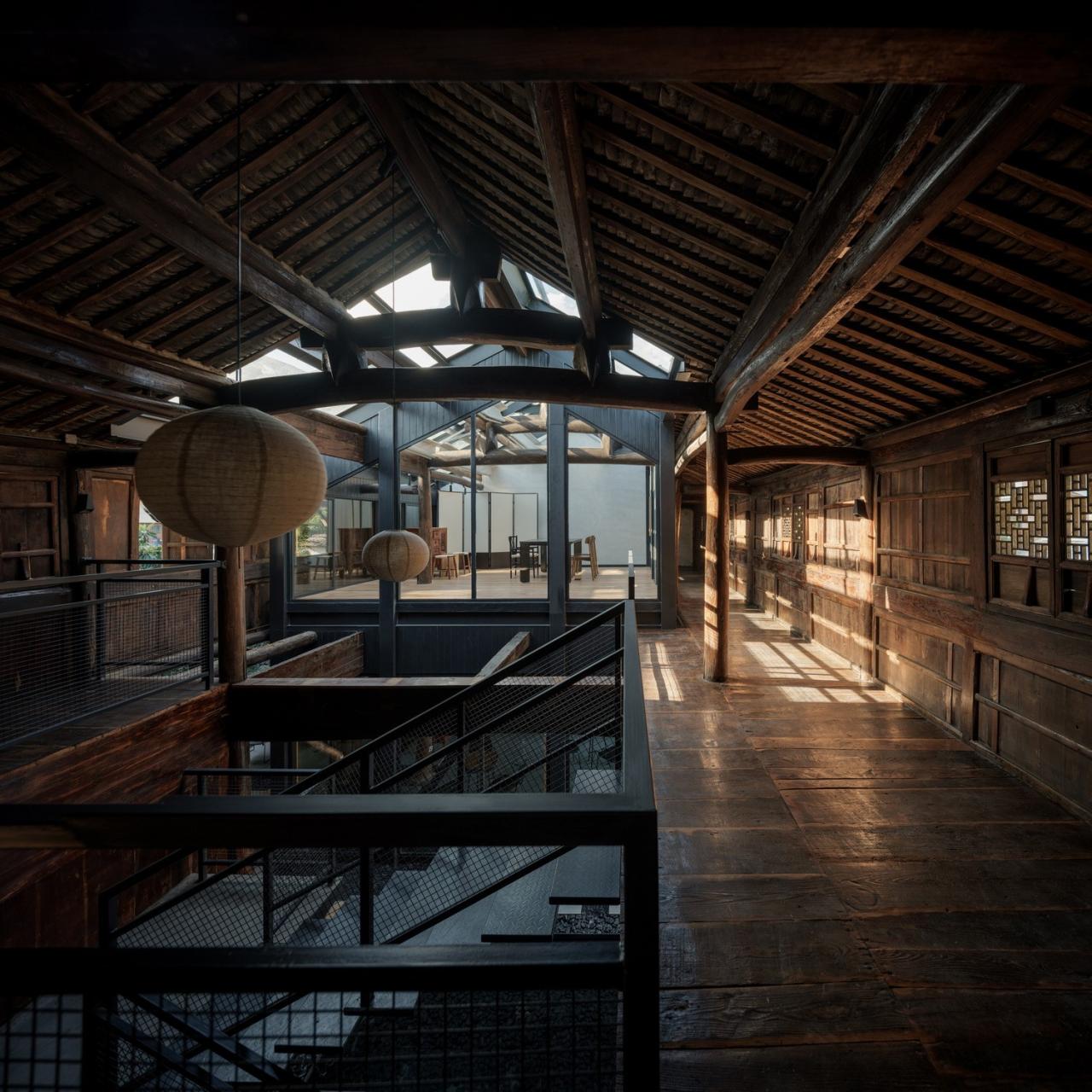 BIM建筑|山庾茶肆，修旧增新 / 奥室建筑