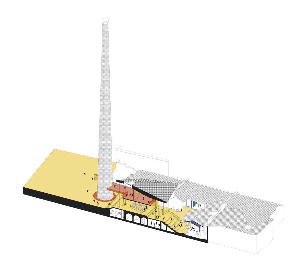 BIM建筑|烟筒插建院 / 刘克成设计工作室 + 众建筑