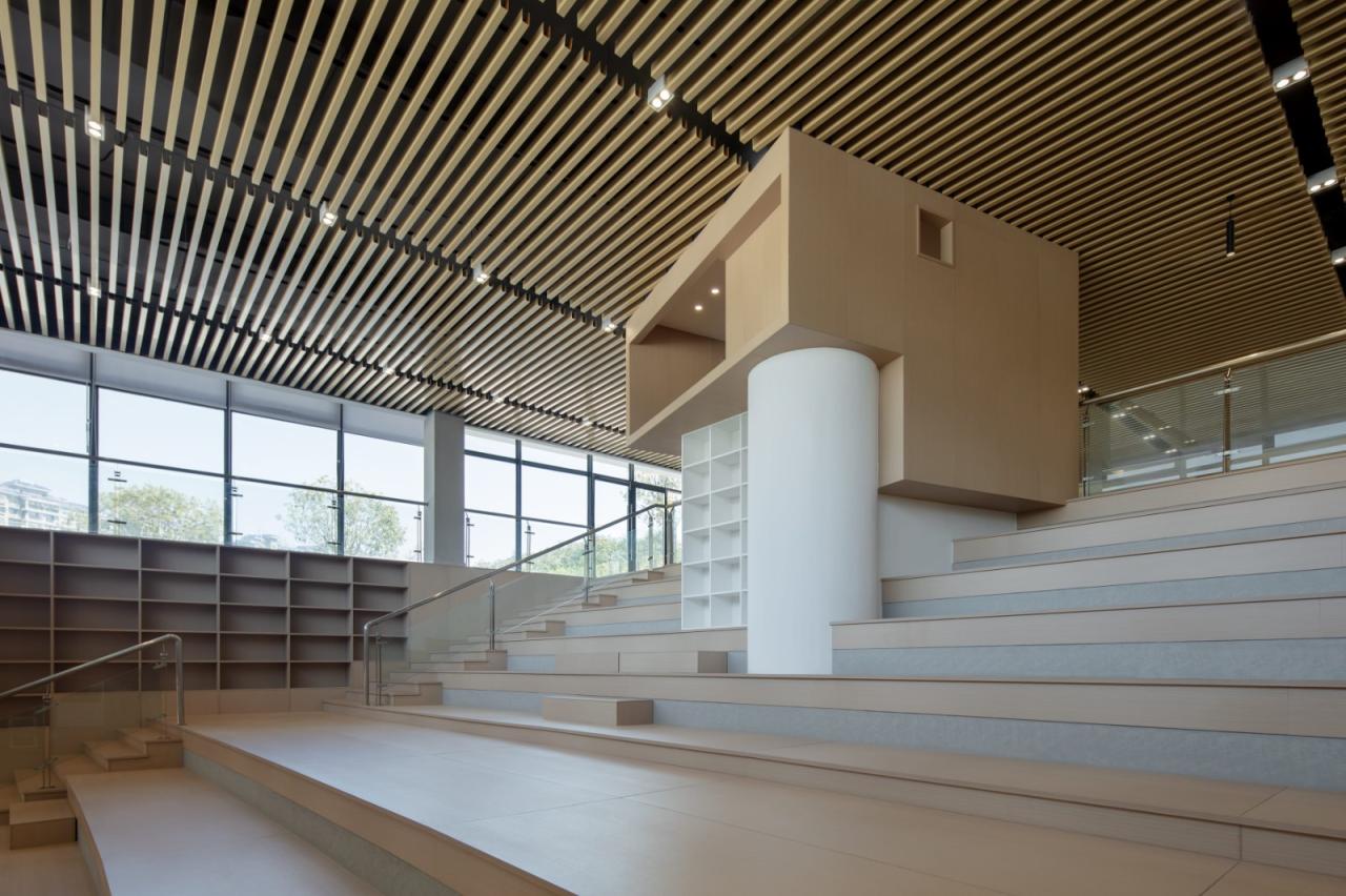 BIM建筑|长沙市南雅中学图书馆 / 中机国际罗劲工作室