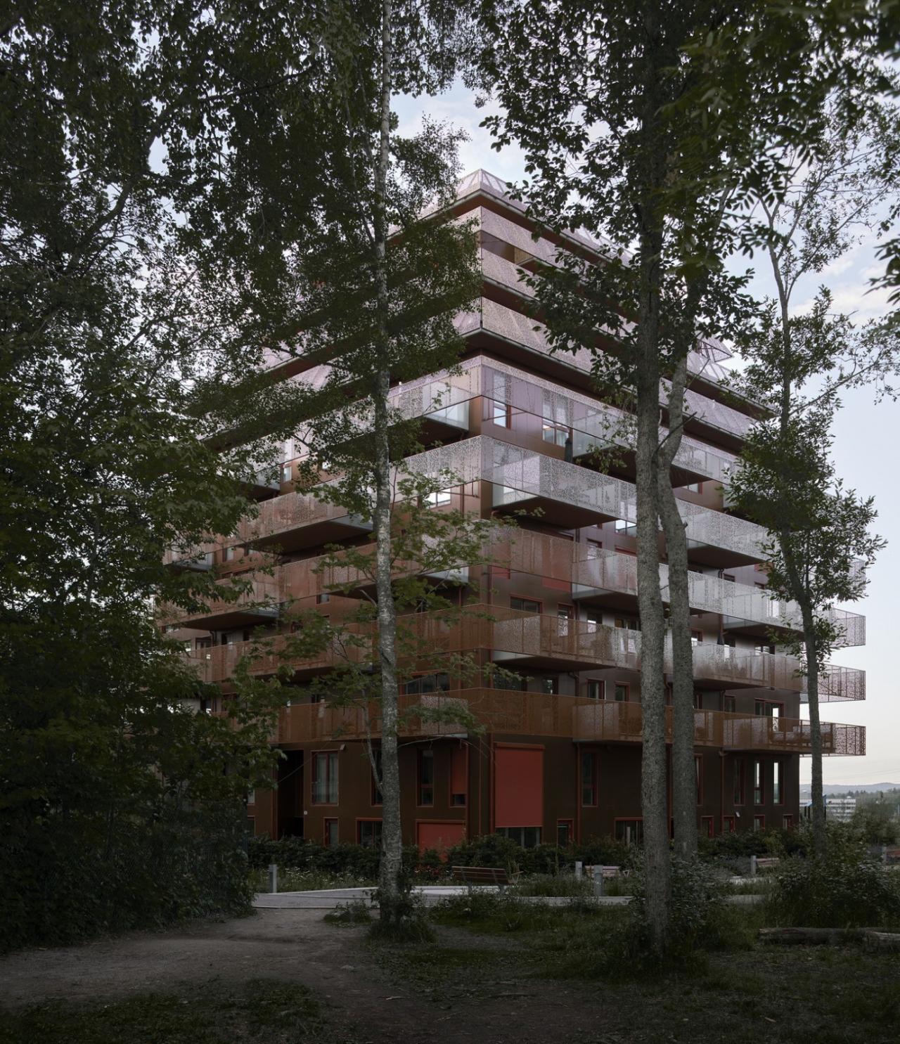 BIM建筑|挪威灯笼公寓 / Reiulf Ramstad Arkitekter